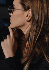 NO MORE accessories Line Ear Cuff in gold plated sterling silver