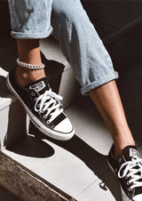 NO MORE Accessories Anchor Anklet in sterling silver