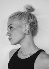 NO MORE accessories Huge Ear Cuff Silver