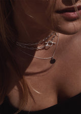 NO MORE accessories Paper Clip Choker in sterling silver
