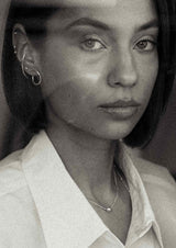 NO MORE accessories Radius Earring in Sterling Silver