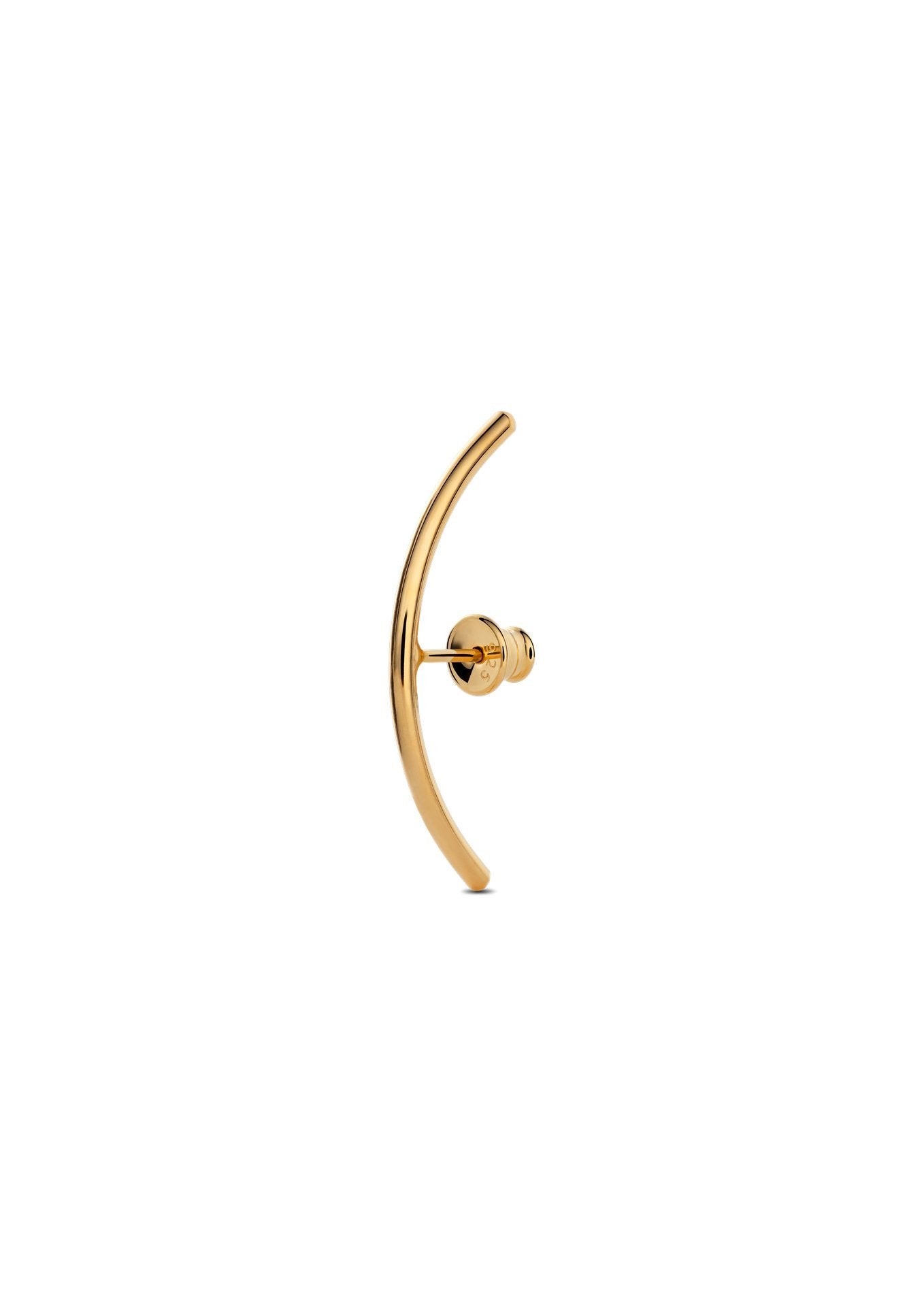 NO MORE accessories Radius Earring in Gold Plated Sterling Silver