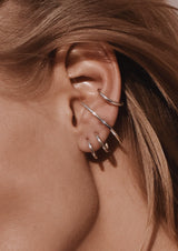 NO MORE accessories Radius Earring in Sterling Silver