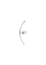 NO MORE accessories Radius Earring in Sterling Silver