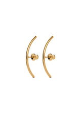 NO MORE accessories Radius Earring in Gold Plated Sterling Silver