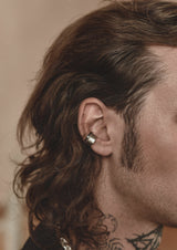 NO MORE accessories Rugged Line ear cuff in sterling silver