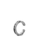 NO MORE accessories Rugged Line ear cuff in sterling silver