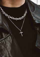 NO MORE accessories Saint Necklace in sterling silver