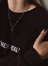 NO MORE accessories Saint Necklace in sterling silver