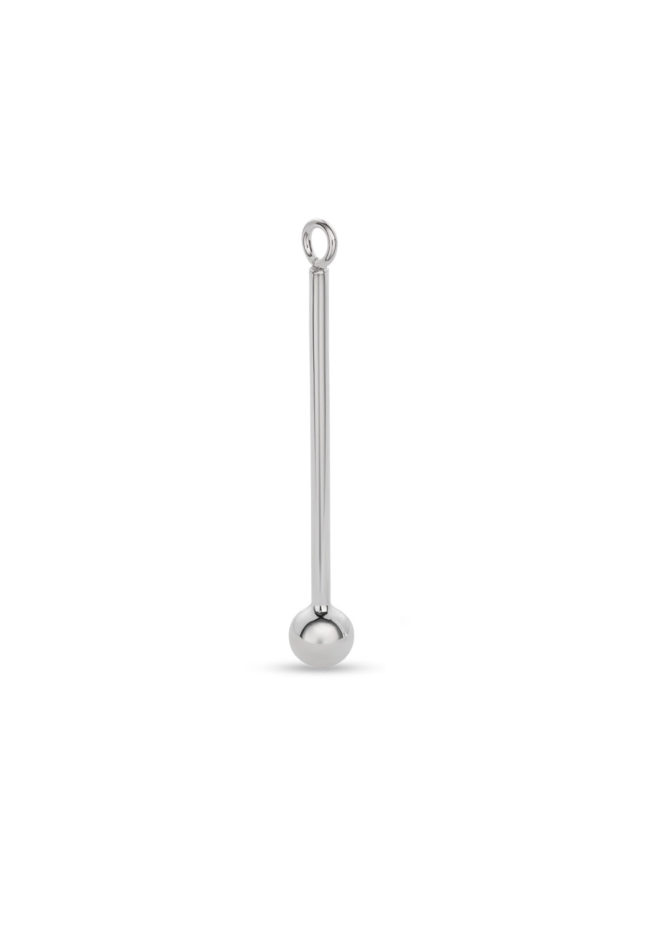 NO MORE accessories Short Bomb Earring Backs in sterling silver