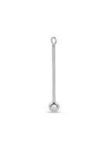NO MORE accessories Short Bomb Earring Backs in sterling silver