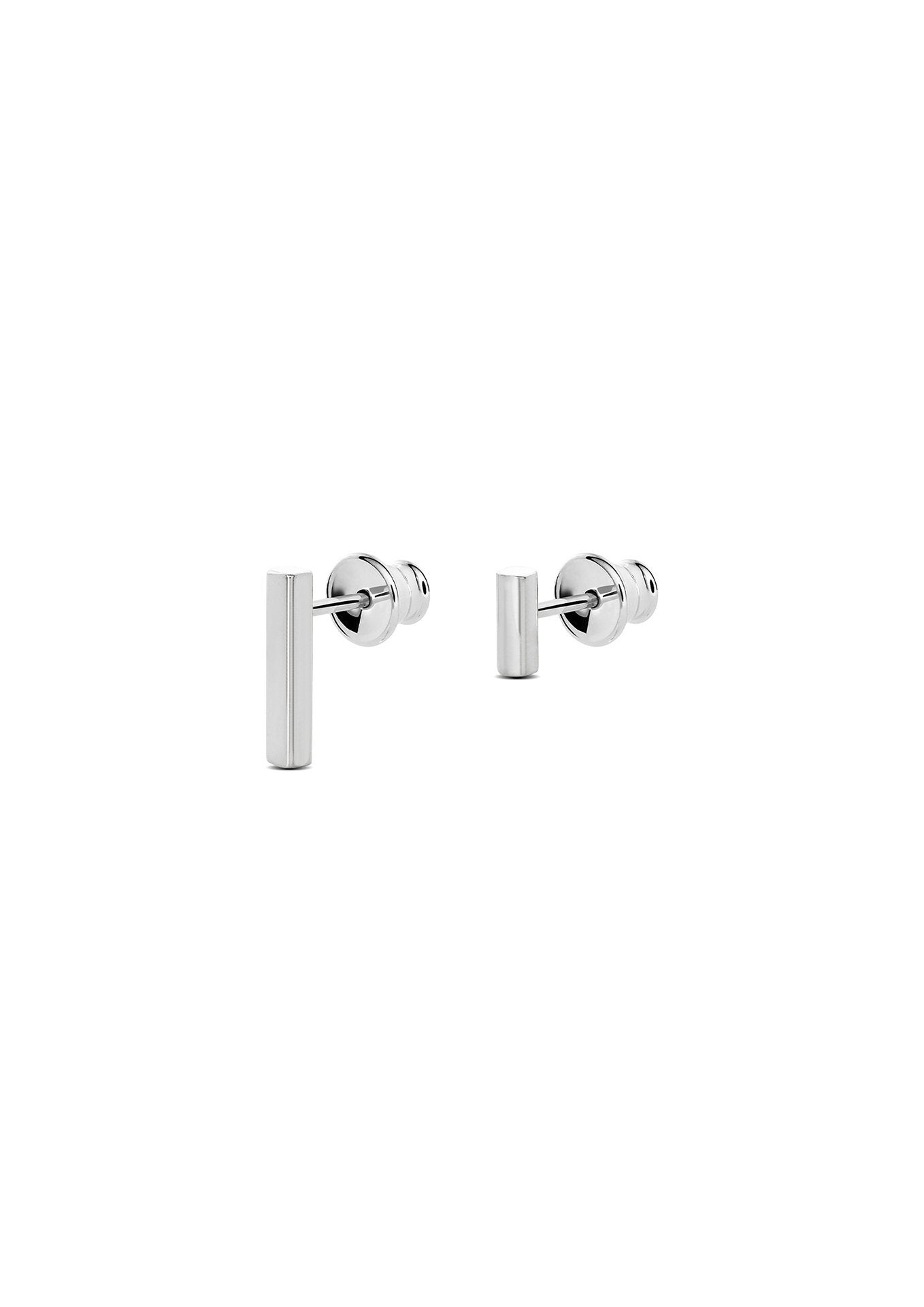 NO MORE accessories Square Stud Earrings in sterling silver