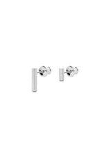 NO MORE accessories Square Stud Earrings in sterling silver