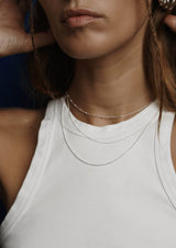 Triple Layers Necklace Silver - NO MORE ACCESSORIES