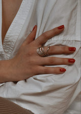 Beach Break Wave Ring Silver - NO MORE ACCESSORIES