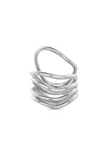 Beach Break Wave Ring Silver - NO MORE ACCESSORIES