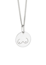 Boobs Necklace Silver - NO MORE ACCESSORIES