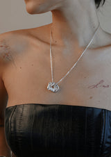 Forever Raw Necklace Silver - NO MORE ACCESSORIES