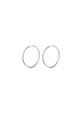 Nomad Hoops Silver, 30mm - NO MORE ACCESSORIES