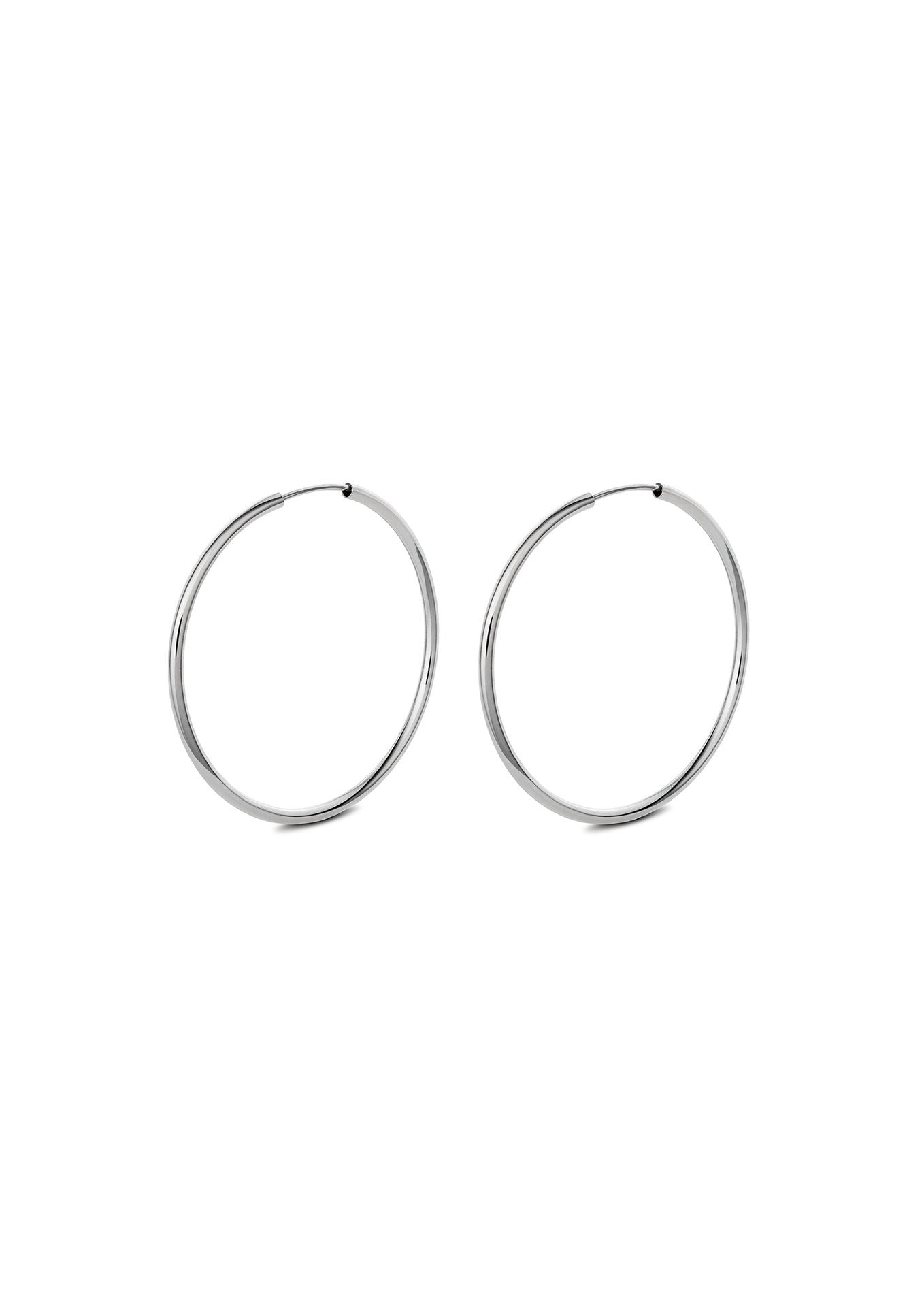 Nomad Hoops Silver, 40mm - NO MORE ACCESSORIES