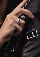 NO MORE accessories Gold Dot Ring in Gold Plated Sterling Silver