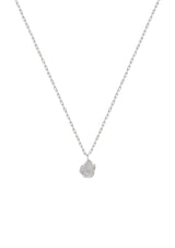 NO MORE accessories Raw Necklace in Sterling Silver, 50