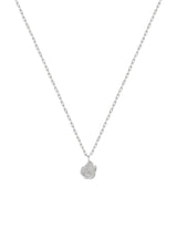 NO MORE accessories Raw Necklace in Sterling Silver, 60 