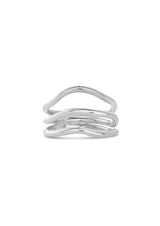 Reef Break Wave Ring Silver - NO MORE ACCESSORIES