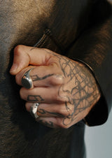 Rugged Brick Top Signet Ring - NO MORE ACCESSORIES