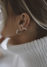 Star Ear Cuff Silver - NO MORE ACCESSORIES