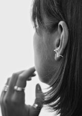 Star Ear Cuff Silver - NO MORE ACCESSORIES
