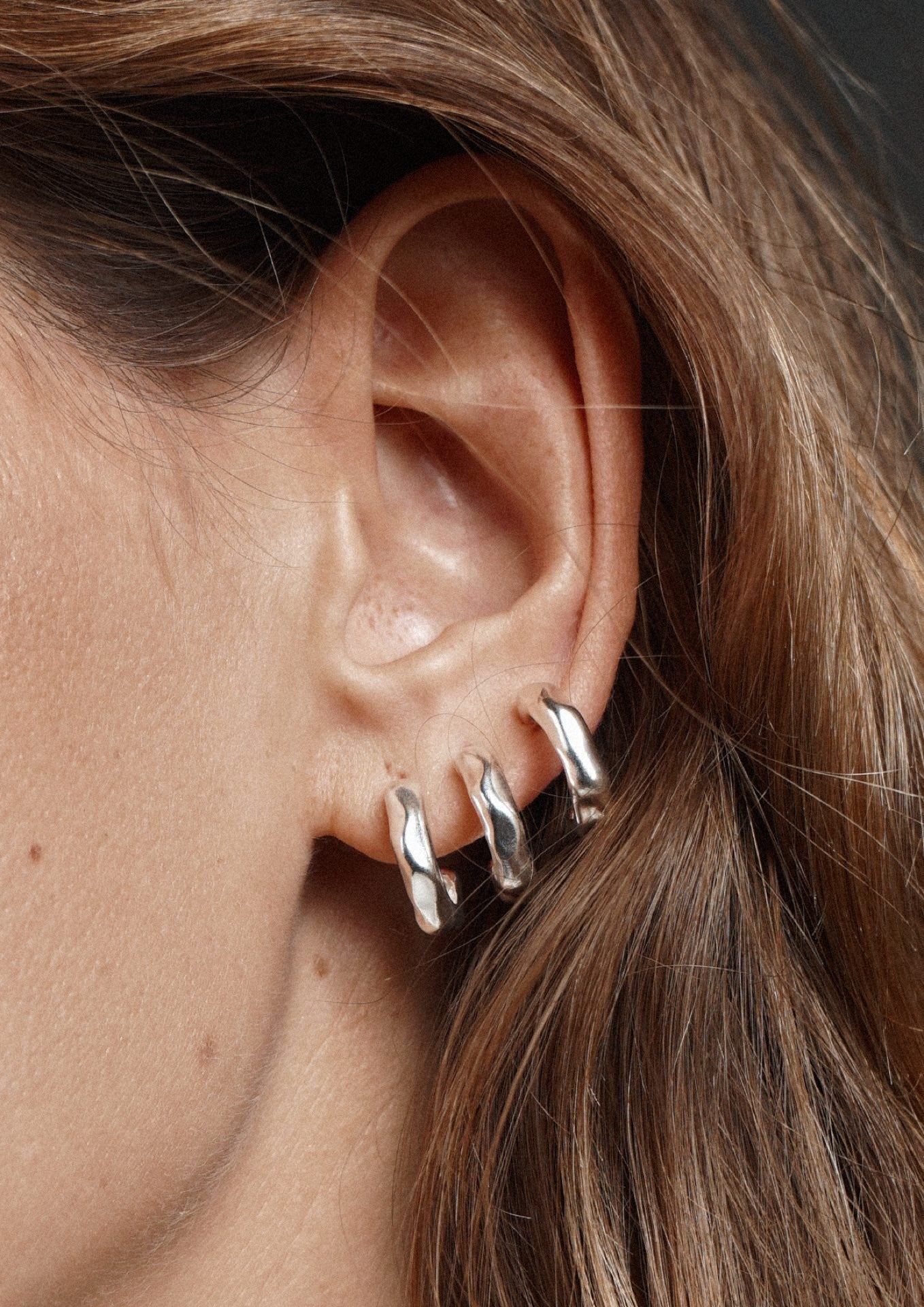 Vertex Hoops Mini Silver - NO MORE ACCESSORIES