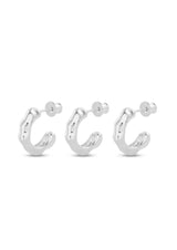 Vertex Hoops Mini Silver - NO MORE ACCESSORIES