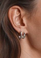 Vertex Hoops Mini Silver - NO MORE ACCESSORIES