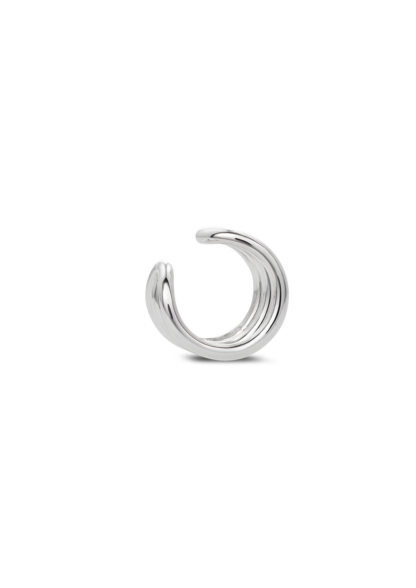 Wave Ear Cuff Silver - NO MORE ACCESSORIES