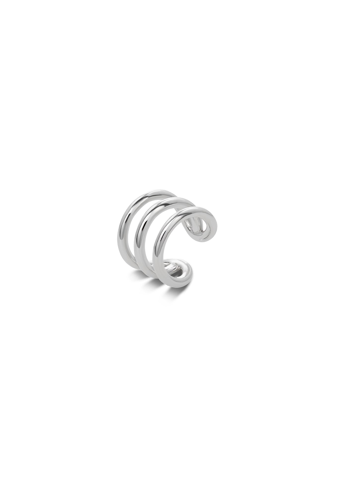 Wave Ear Cuff Silver - NO MORE ACCESSORIES
