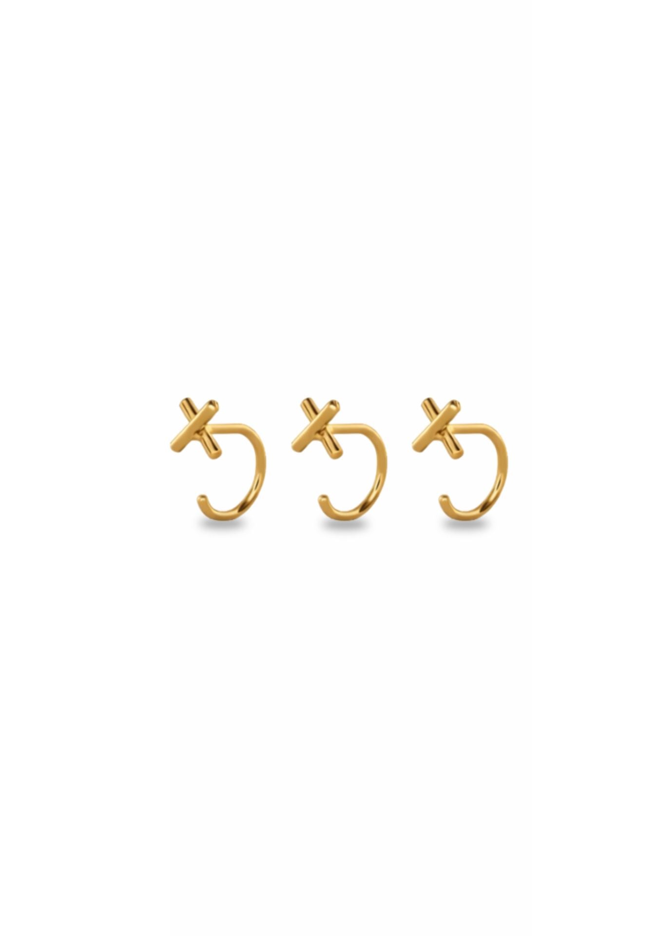 El Dorado Huggie Earrings Gold - NO MORE ACCESSORIES