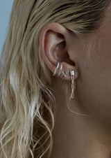 El Dorado Huggie Earrings Silver