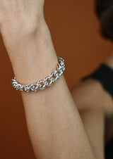 NO MORE accessories Anchor Chain Bracelet in Sterling Silver