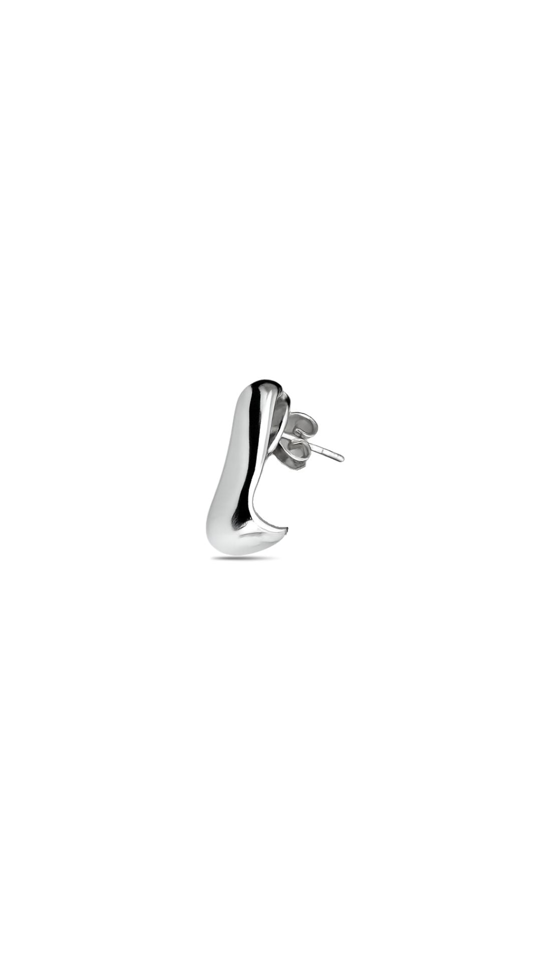 The Edge Earrings Silver