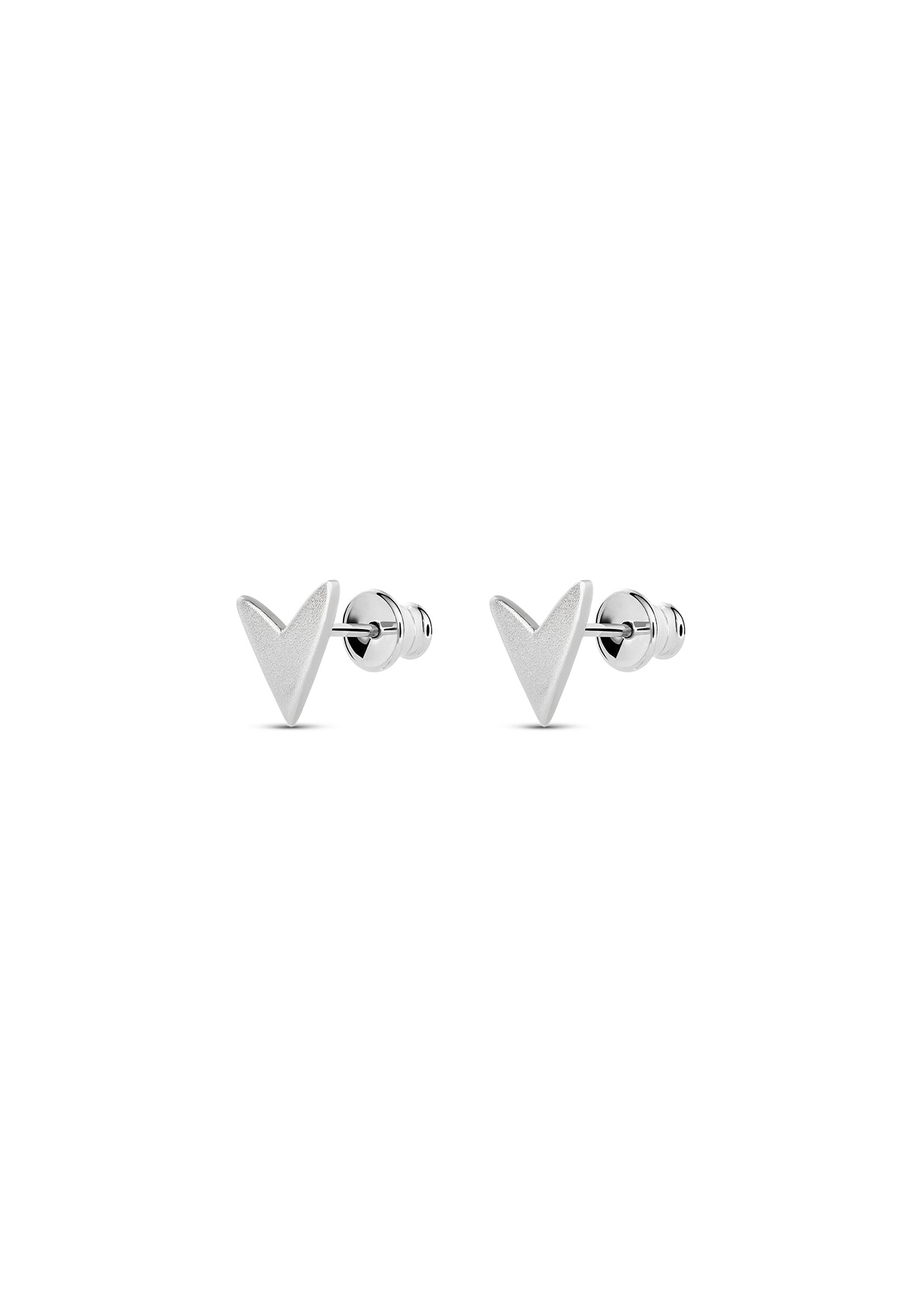 Love_Stud_Earrings_NOMORE_accessories_Sterling_Silver_Handmade_Jewelry