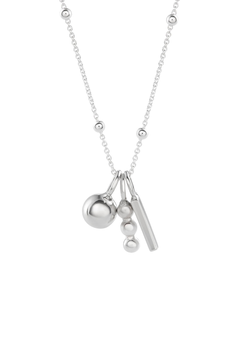 NM Destinations Necklace in Silver