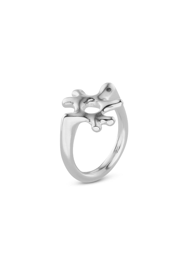 No More accessories Sea Flower Ring in Silver