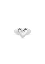 NO MORE accessories Heartbeat Ring in Silver