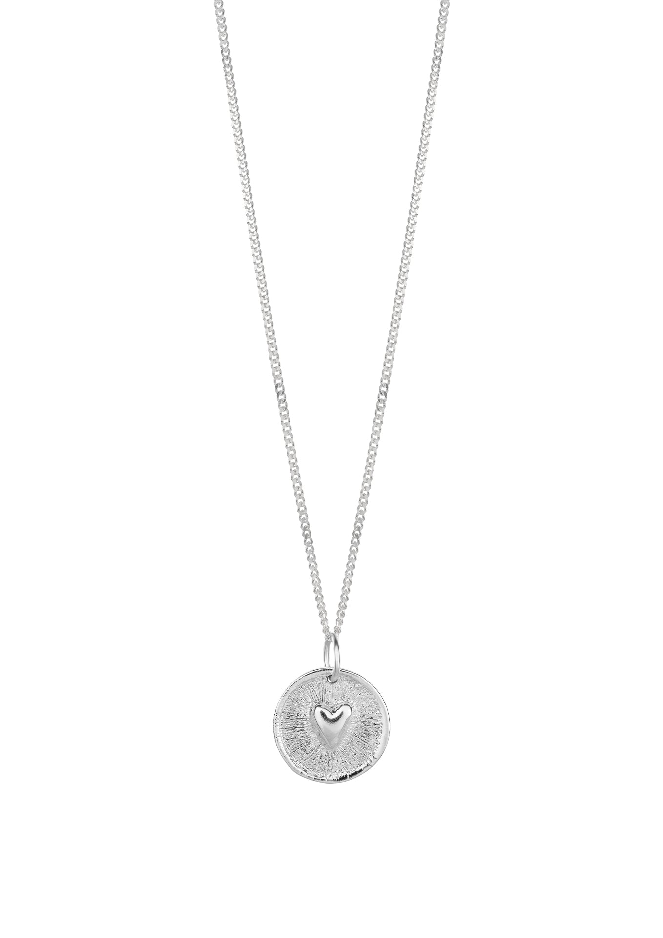 NO MORE accessories Heartbeat Talisman  Belcher Chain Silver