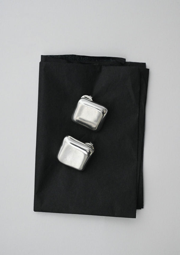 NO MORE ACCESSORIES The Icon Earrings Silver