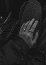 NO MORE accessories Big Bomb Multisize Ring in sterling silver 