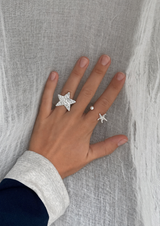 NO MORE accessories Sea Star Ring in Silver