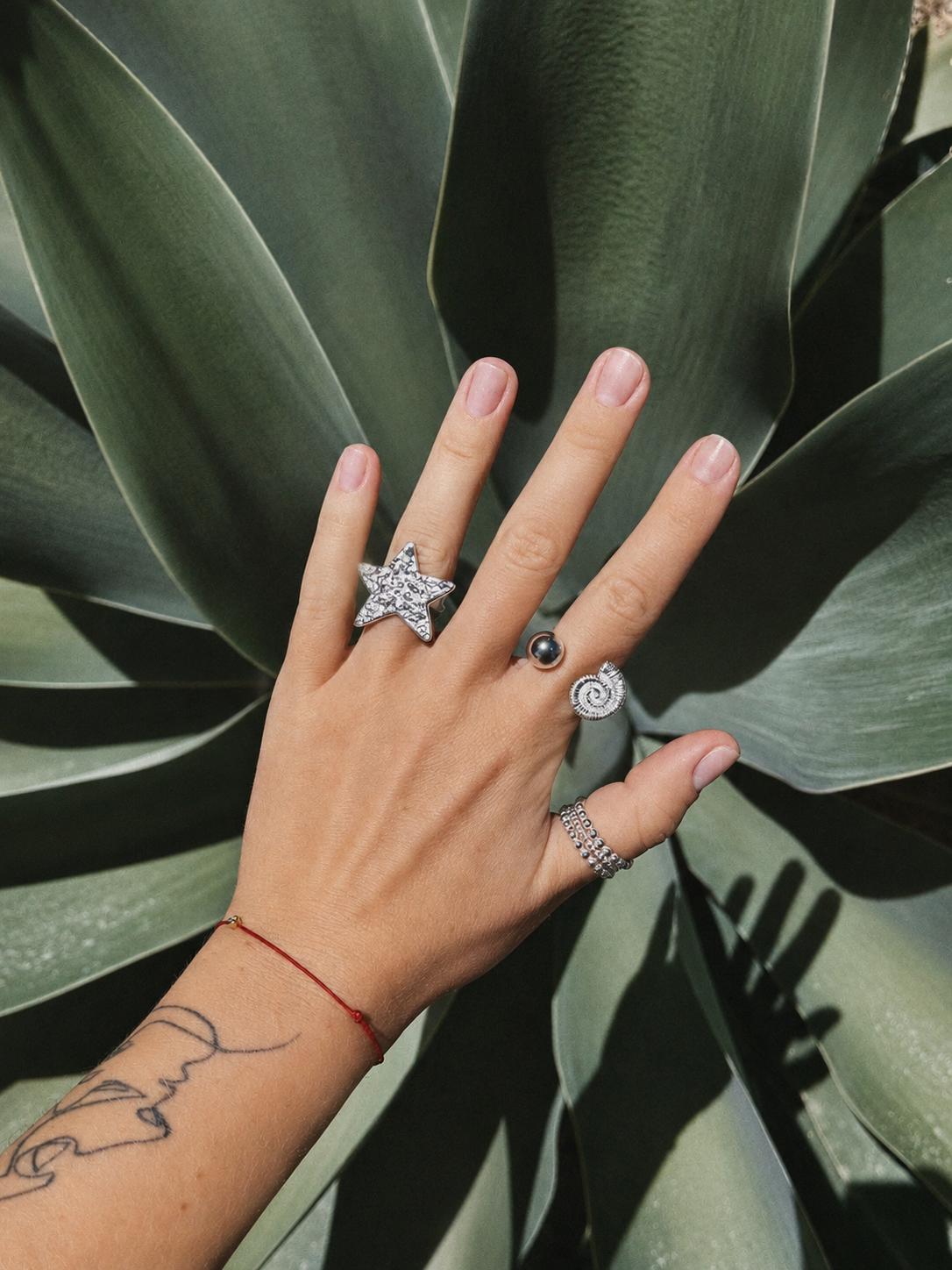 NO MORE accessories Sea Star Ring in Silver