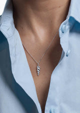 No More accessories Sea Horn Necklace Silver